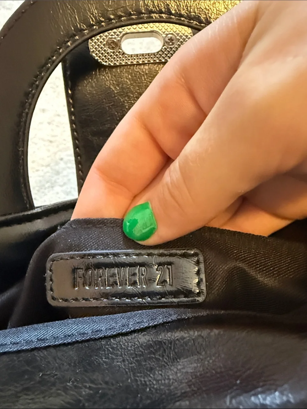 Never Used Forever 21 Black Crossbody Bag with Gold Chain